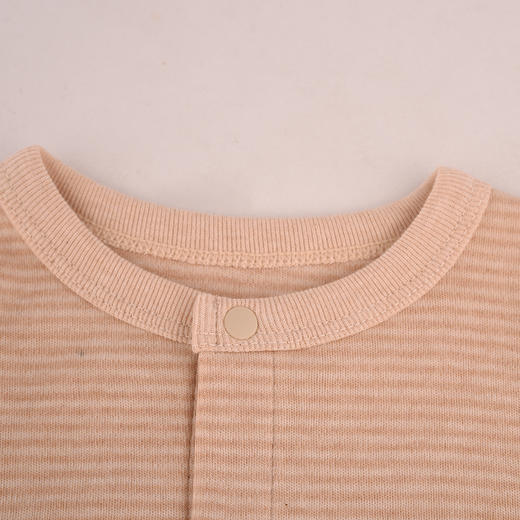 棉果果秋季新品春秋季男童女童彩棉长袖对开T恤M301141199412 商品图2