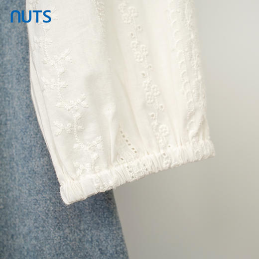 NUTS商场同款连衣裙纯棉时尚方领牛仔裙女131107077B 商品图3