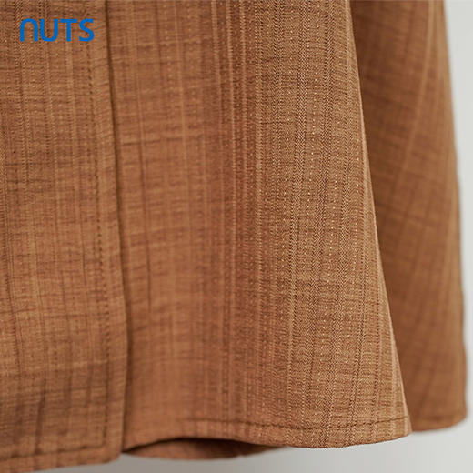 NUTS商场同款拼接设计感衬衫连衣裙女131103024 商品图4