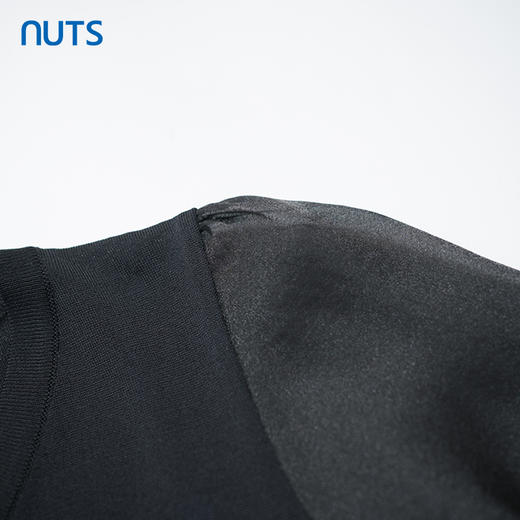 NUTS夏季黑白撞色蝴蝶结T恤女331053239 商品图3