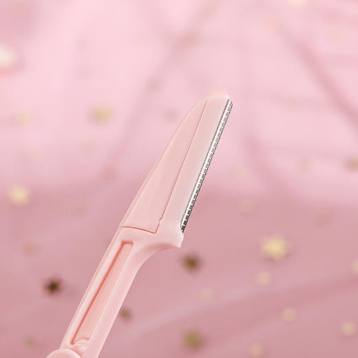 「9.9元包邮！3支盒装」KELLY FACE折叠修眉刀 安全刮眉刀剃毛刀美妆工具初学者修眉器3把 商品图3