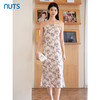 NUTS秋季新款法式气质复古中长款碎花吊带连衣裙女4321004A1 商品缩略图0