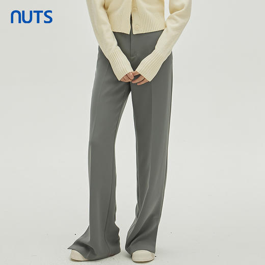 NUTS秋季新款宽松直筒显瘦阔腿拖地休闲长裤女333072221 商品图0