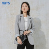 NUTS秋季新款时尚气质通勤风宽松显瘦百搭休闲西装外套231048016B 商品缩略图4