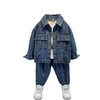 【男童春装牛仔套装】2024新款韩版男孩帅气衣服春秋儿童时髦两件套潮 商品缩略图4