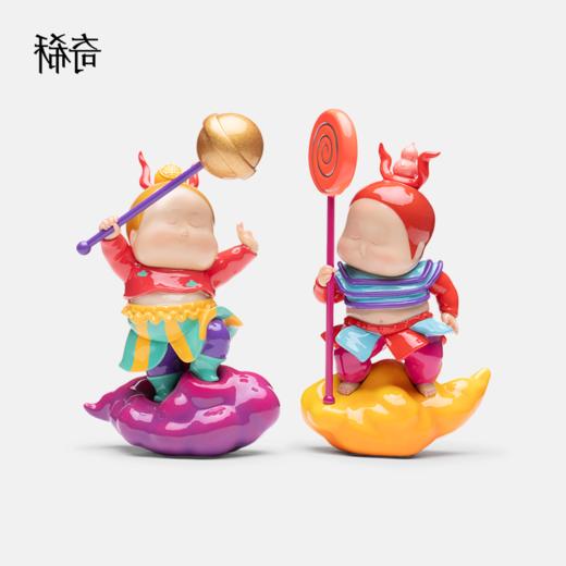 稀奇艺术新品《甜兵甜将》桌面治愈系摆件爱心造型雕塑礼物 商品图1