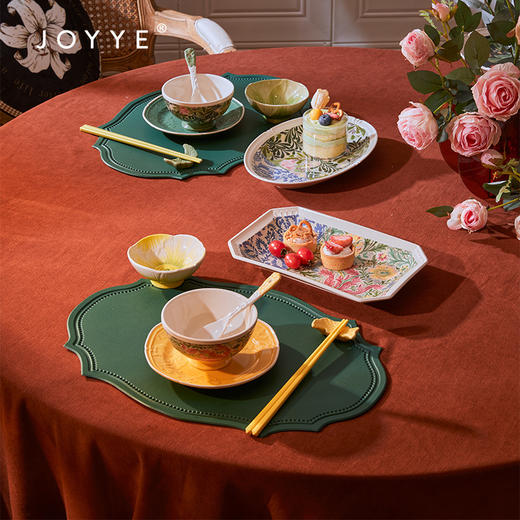 JOYYE威廉·莫里斯-欧式精致高端餐具碗盘家用套装轻奢高级感碗碟套装乔迁送礼 商品图3