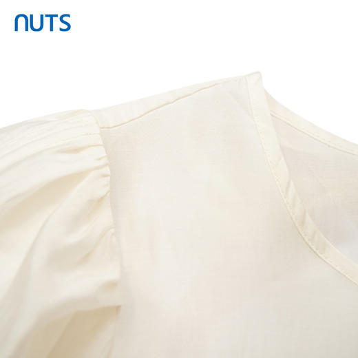 NUTS圆领衬衫女短袖小衫新款夏装宽松上衣女221011273 商品图2