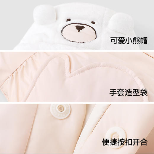 【商场同款】英氏童装女宝羽绒服冬季可爱保暖羽绒服外套新款超韧绒 商品图3