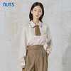 NUTS秋季新款时尚通勤学院风宽松百搭长袖衬衫女231013030B 商品缩略图3
