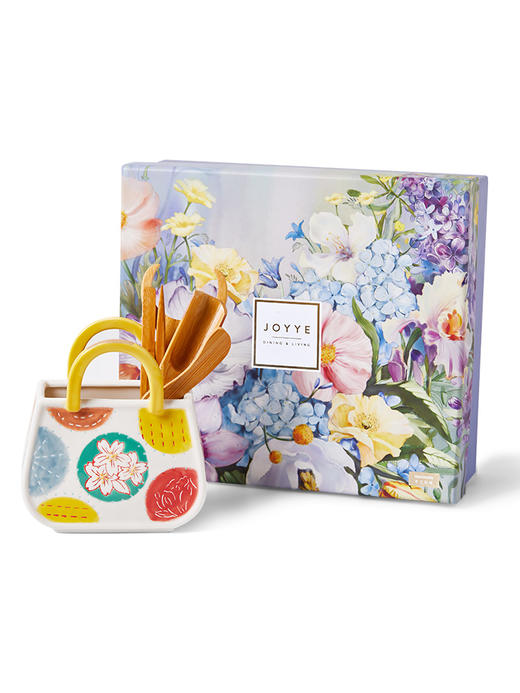 JOYYE布衣情-釉下手绘功夫茶具套装精致高档中式茶具配件六君子陶瓷送礼 商品图7