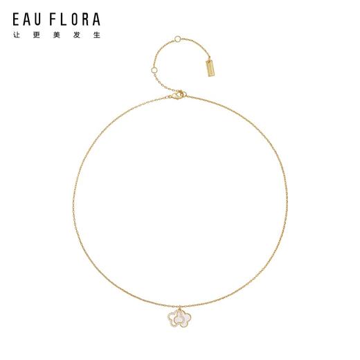 『小幸运』四叶草造型贝母项链 商品图3