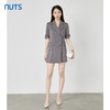 NUTS春秋季新款时尚通勤风西装款式设计感中袖连衣裙女231102001B 商品缩略图3
