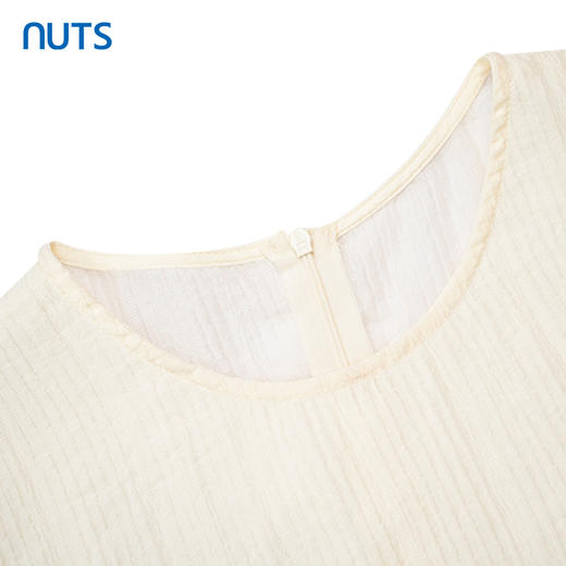 NUTS夏季时尚首要显瘦圆领短袖连衣裙女428103387 商品图2