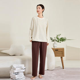 康妮雅女式长袖长裤套头套装