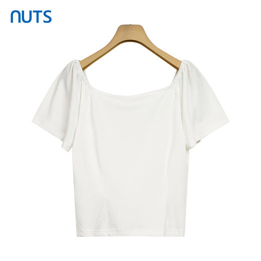 NUTS女装夏季新款纯色简约百搭长袖衬衫429021369 商品图1