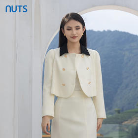 NUTS小香风短款外套女2023秋季新款设计感百搭轻奢4340404A1