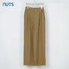 NUTS秋季新款通勤西装裤直筒纯色宽松显瘦长裤女331072293 商品缩略图0
