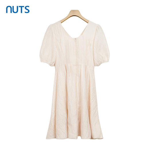 NUTS女气质高级感连衣裙收腰V领夏法式连衣裙v领长裙324101405B 商品图1