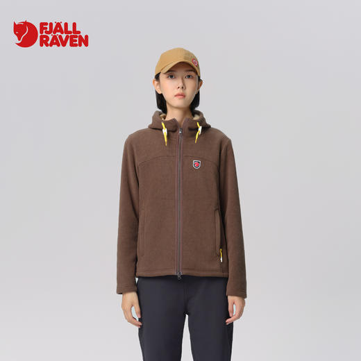 北极狐 女士连帽抓绒外套 2024秋冬新款保暖抓绒休闲衣 04242288 商品图0