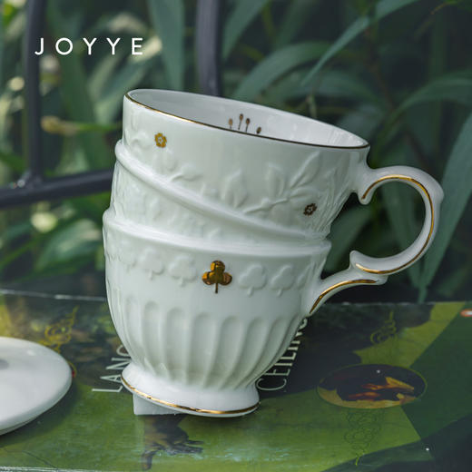 JOYYE爱丽丝-马克杯礼盒女陶瓷兔子水杯带盖咖啡杯子创意生日礼物 商品图6