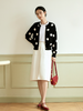 小个子必入经典波点提花羊毛开衫FCE3WSC033 商品缩略图1