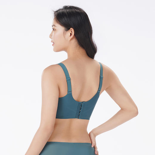 都市丽人调整型内衣舒软挺塑塑身文胸蕾丝AB:加加厚C:薄塑身内衣5/8杯五排扣LJTAH1 商品图3