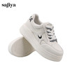 Safiya/索菲娅2024秋 新款圆头拼色透气百搭松糕厚底休闲板鞋 SF43112100 商品缩略图1