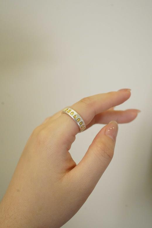 花花艺术客厅 特别定制款 千佛图系列戒指  艺术款千 fo 手工雕刻厚银戒指+tian 然翡翠千手千眼 又见 音戒指💍随时随地可以忆念pu萨与 fo的慈悲、智慧与力量！（戒圈大小可调不挑指围） 商品图13