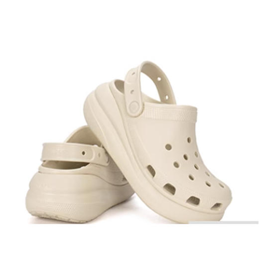 Crocs/卡骆驰经典泡芙Clog 骨白色 商品图1