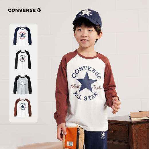 CONVERSE 春 大童小童 儿童童装T恤 CNVN-AG-F841 商品图0