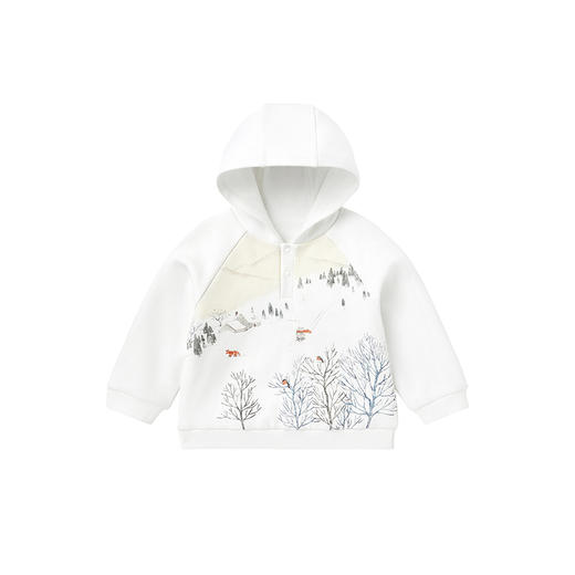 【商场同款】英氏儿童卫衣秋冬长袖男童连帽卫衣套头衫新款 商品图4