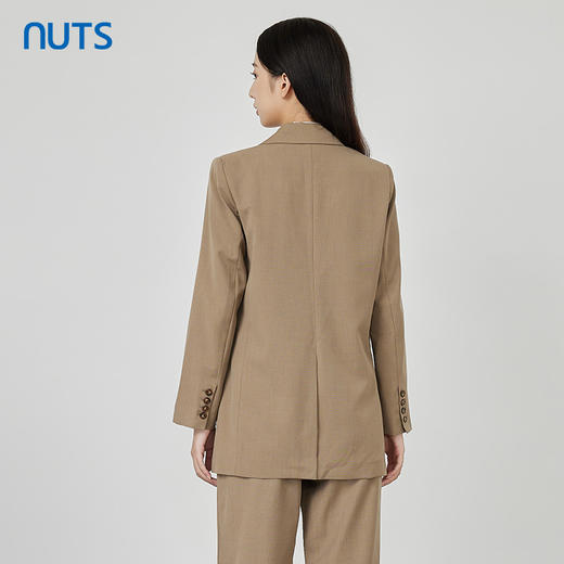 NUTS秋季新款气质休闲通勤风宽松显瘦西装外套女231048120B 商品图4