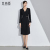 艾尚臣法式职业连衣裙女秋新款收腰女装高级感黑色教师轻奢高级感 商品缩略图11