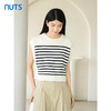 NUTS2023秋季新款时尚休闲气质百搭条纹毛织针织背搭女4380541A1 商品缩略图0