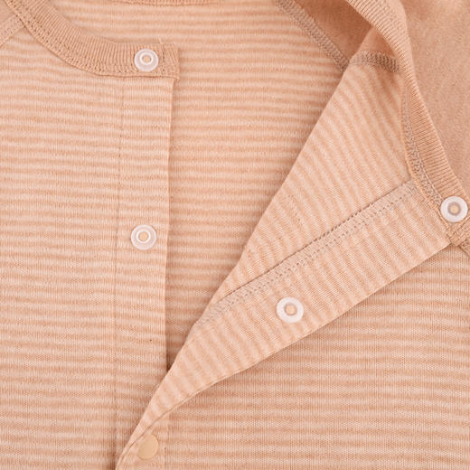 棉果果秋季新品春秋季男童女童彩棉爬服对开连体衣M301722199410 商品图2