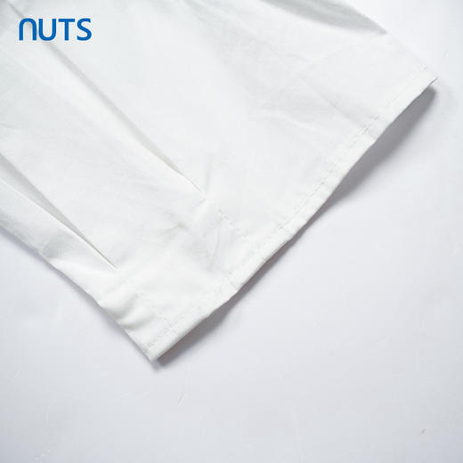 NUTS秋季新款法式收腰显瘦黑白撞色甜酷气质短袖连衣裙 商品图3