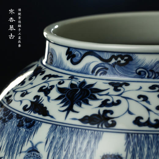 寒香慕古元青花仿明昭君出塞罐（缺货） 商品图2