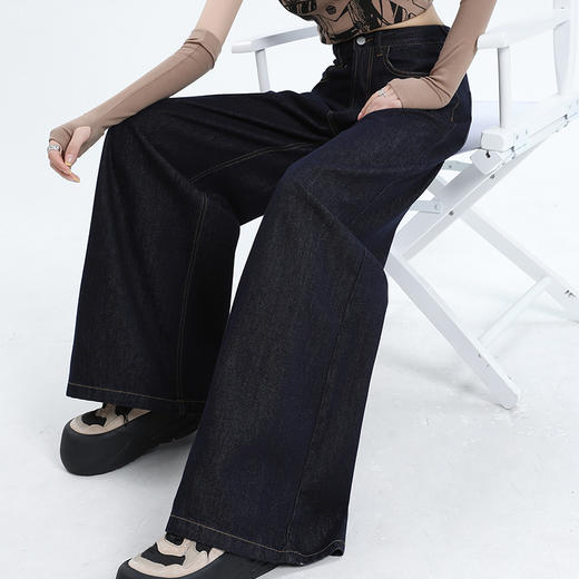 【HEY+JEANS】 宽松阔腿 牛仔裤 9893 商品图3