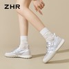 ZHR则则银色德训鞋女2024夏季新款软底老爹鞋透气防滑运动休闲鞋 商品缩略图8