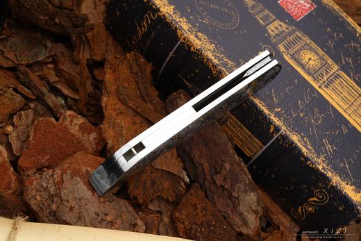 三希堂  现代刀系列  八仙过海黄金小折  未开刃 商品图7