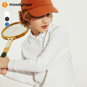 【24年秋新】【网球系列】moodytiger24秋新男童长袖华夫格透气户外长袖POLO【H】