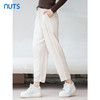 NUTS2023秋季新款气质休闲风松紧腰宽松阔腿休闲长裤女4380701A1 商品缩略图1