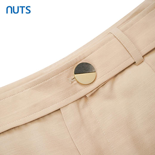 NUTS夏季新款时尚气质阔腿a字型短裤女221071318 商品图3