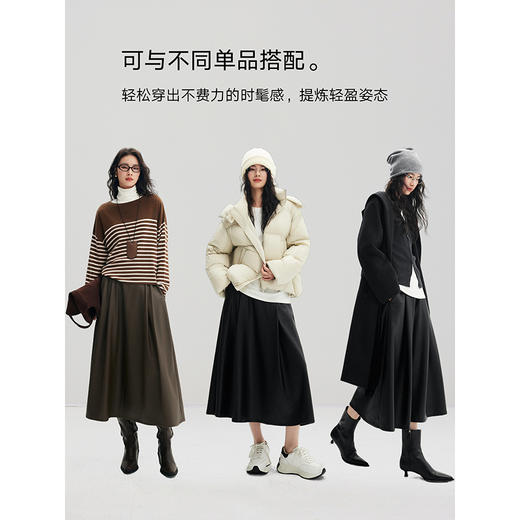 棉仓356617010-pu皮裙 商品图4