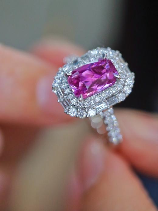 1.59ct 蓝宝石戒指 商品图3