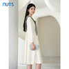 NUTS2023秋季新款气质宽松显瘦长袖连衣裙女 赠送披肩4391012A1 商品缩略图1