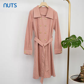 NUTS商场同款修身显瘦长袖连衣裙女131103033