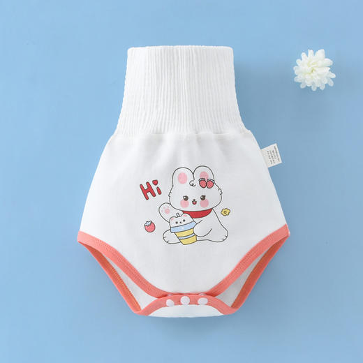 【超值2条装！护肚防着凉】宝宝肚围护脐带婴儿肚兜护肚子防着凉空调护肚裤纯棉新生儿换尿裤 商品图3