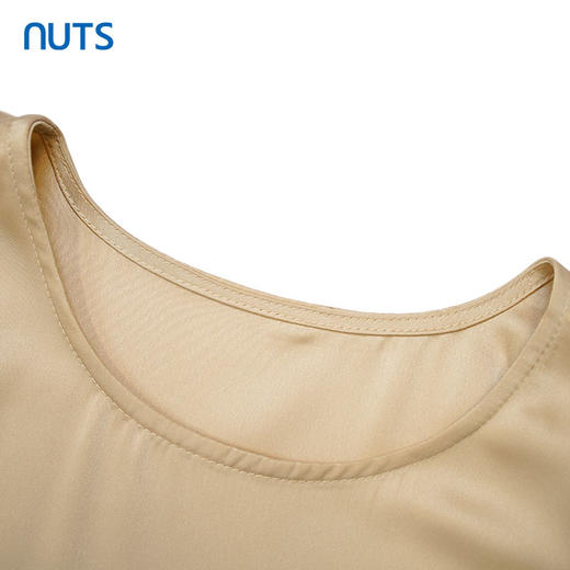 NUTS女装连衣裙夏季新款气质收腰显瘦泡泡袖中长款裙子221101307 商品图2